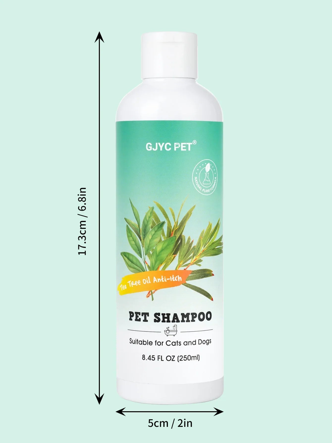 Tea Tree Oil Pet Shampoo – Anti-Itch & Odor-Relief Bath Wash