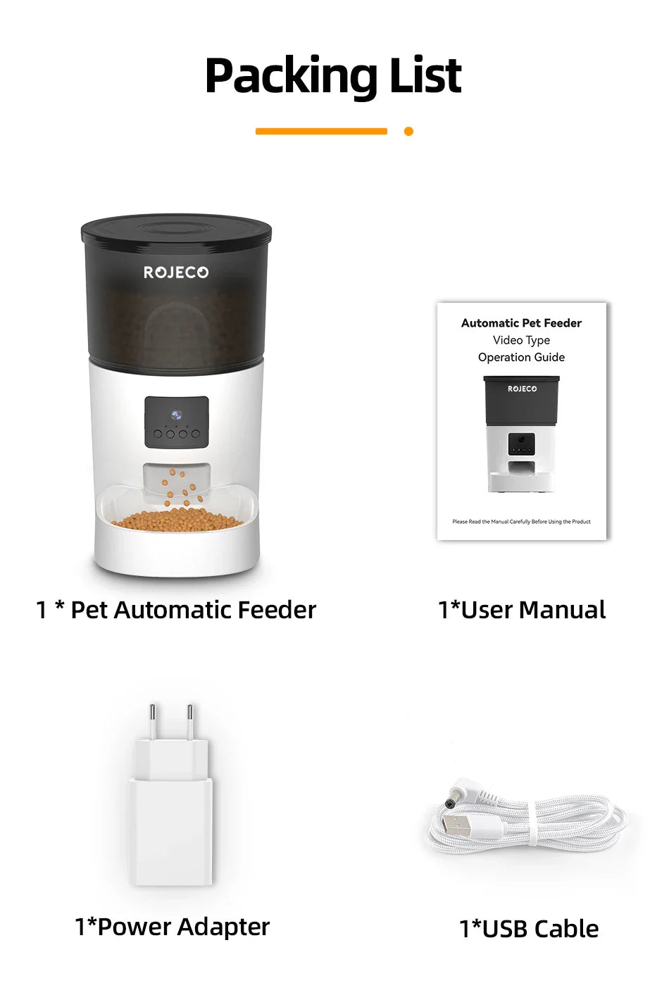 Automatic Cat Feeder w/ Camera & Voice