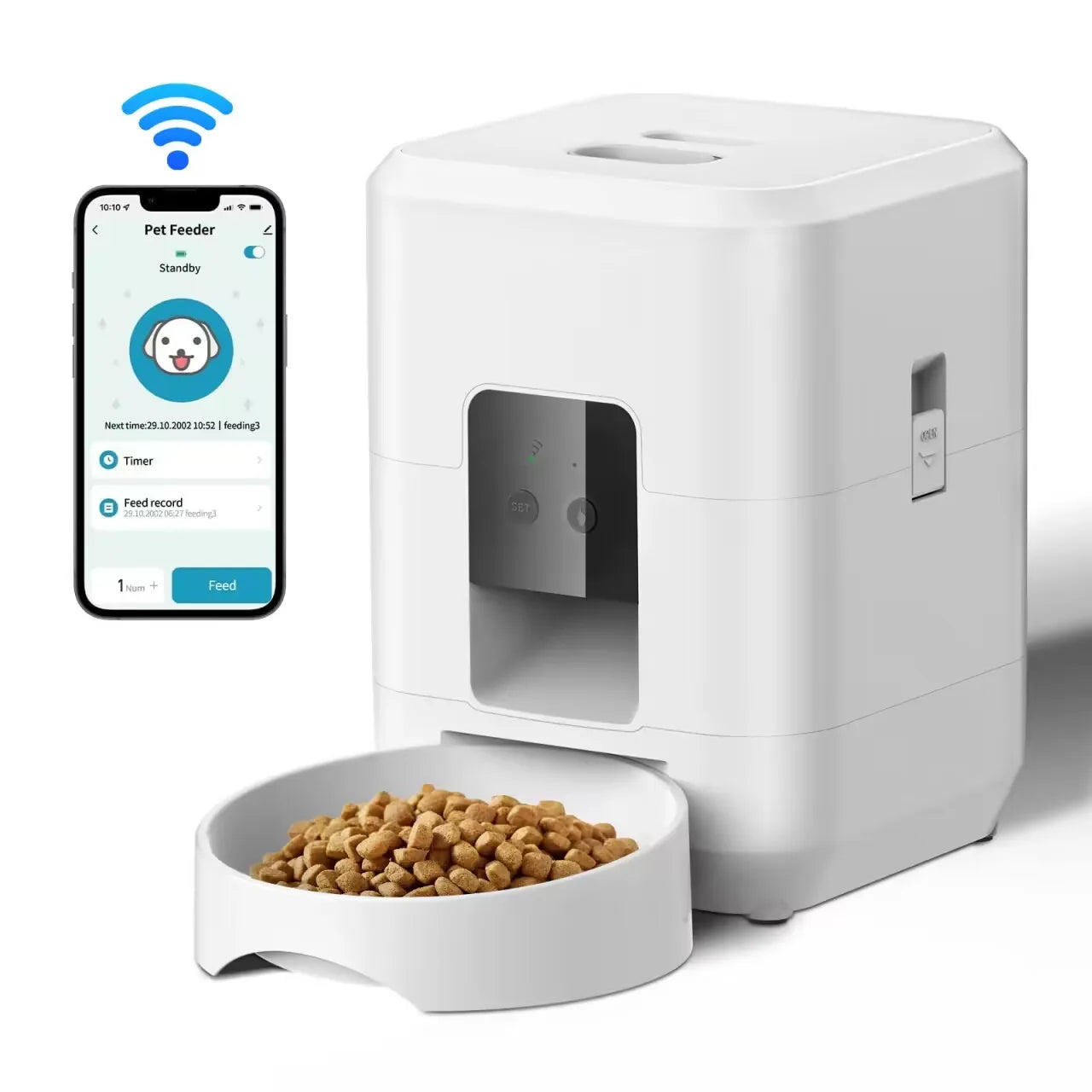 Smart Pet Feeder – Timed Slow Food Dispenser
