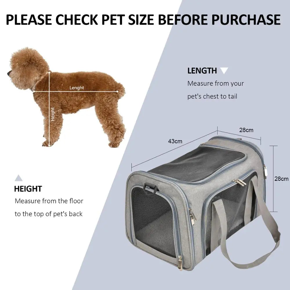 Soft Side Dog & Cat Carrier – Airline Approved