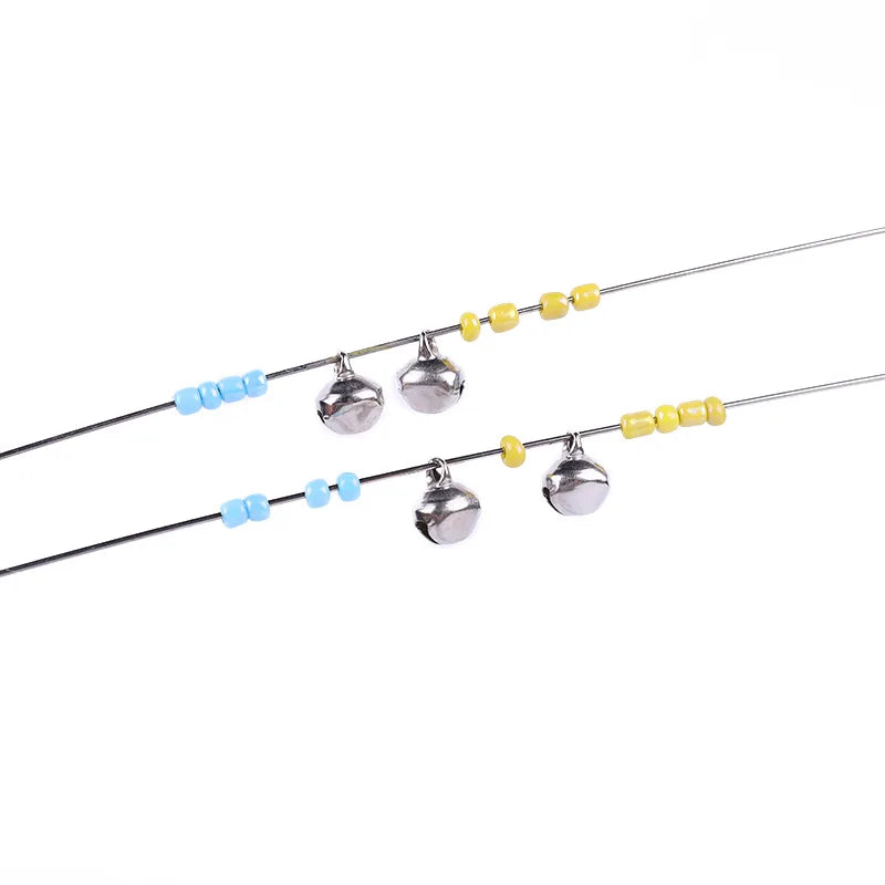 5pcs Cat Teaser Toy Set – Feather Wand & Bell Stick for Interactive Play