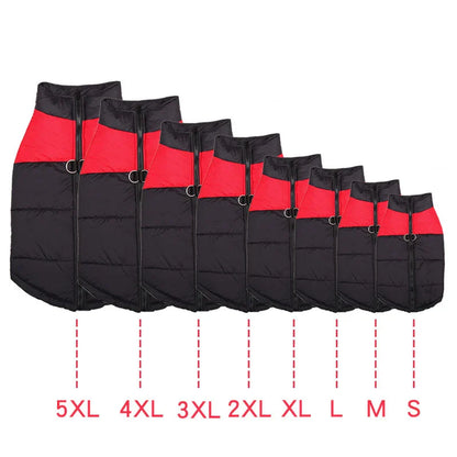 Winter Dog Coat – Warm Waterproof Pet Jacket for Small, Medium & Large Dogs