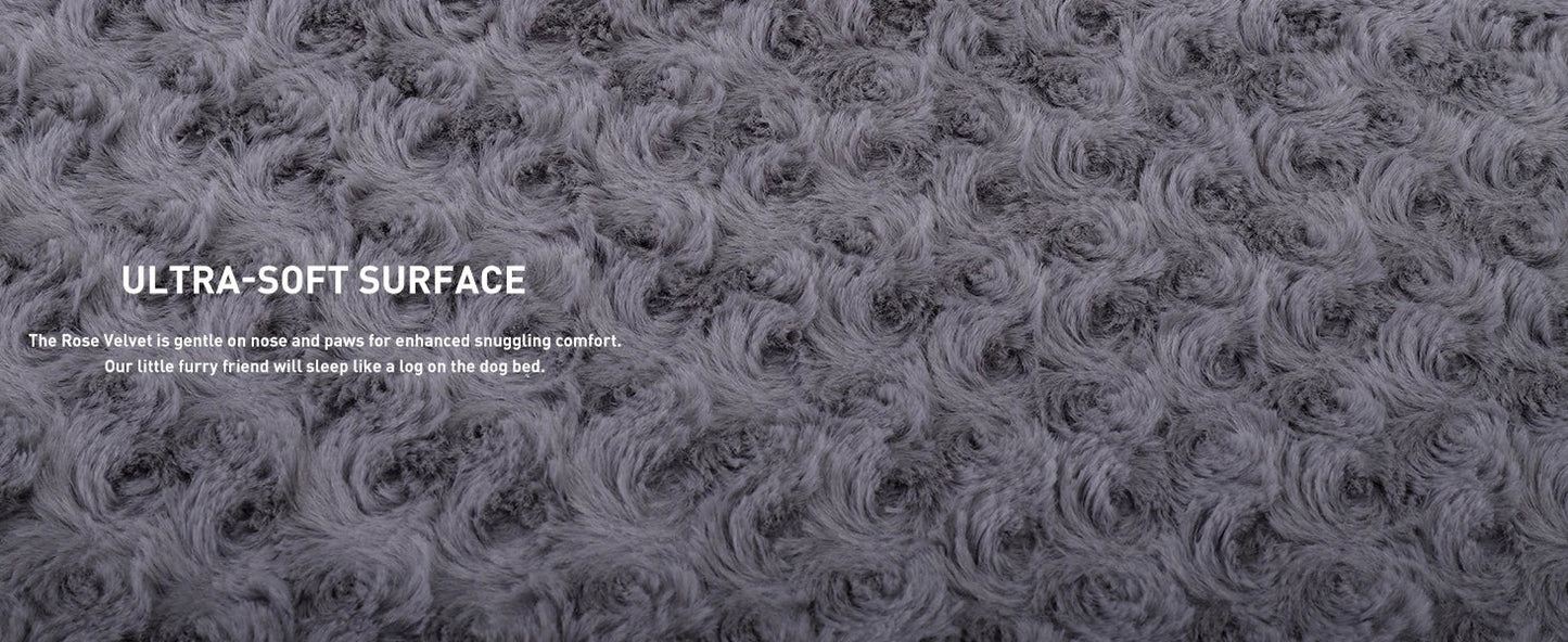 Jumbo Waterproof Dog Bed – Extra Large Washable Pet Bed with Removable Cover (47×29)