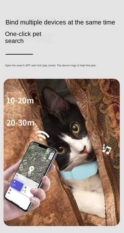 Waterproof Mini Pet GPS Tracker – Remote Global Locator Collar