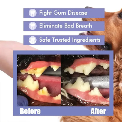 Pet Teeth Cleaning Spray – Anti-Tartar & Bad Breath Oral Care