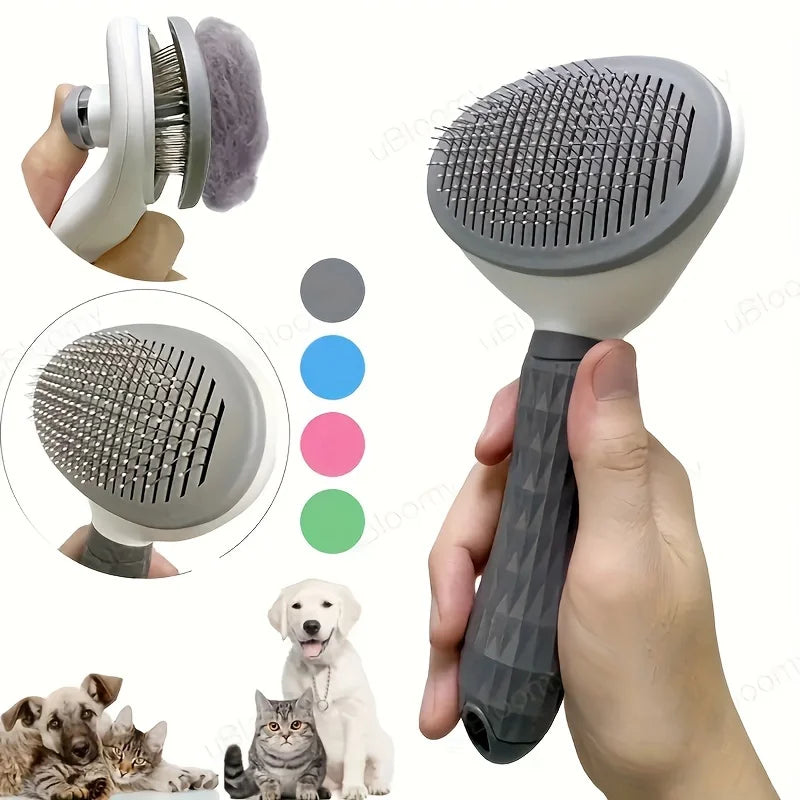 One-Click Pet Hair Removal Comb
