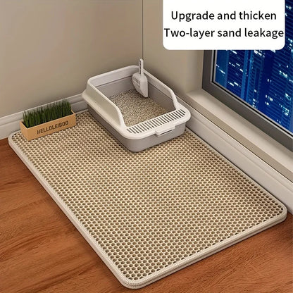 Large Honeycomb Cat Litter Mat – Waterproof
