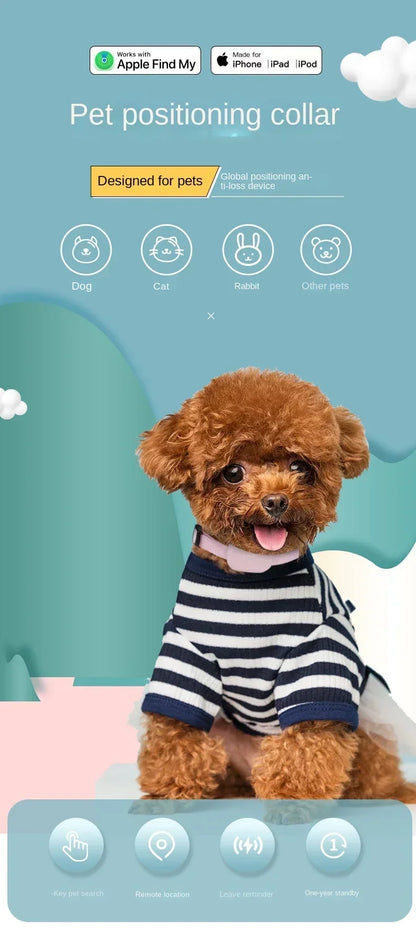 Waterproof Mini Pet GPS Tracker – Remote Global Locator Collar
