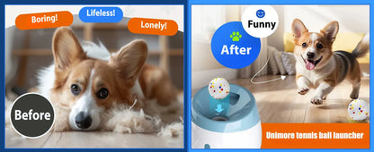 Automatic Dog Ball Launcher – Rechargeable Interactive Toy
