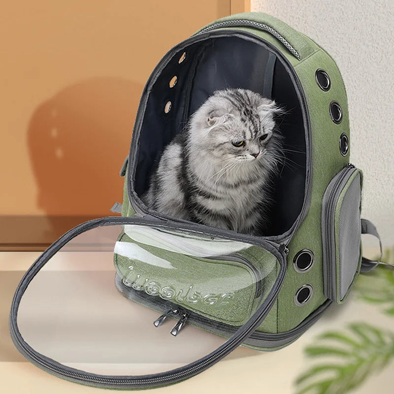 Transparent Cat Travel Backpack Carrier