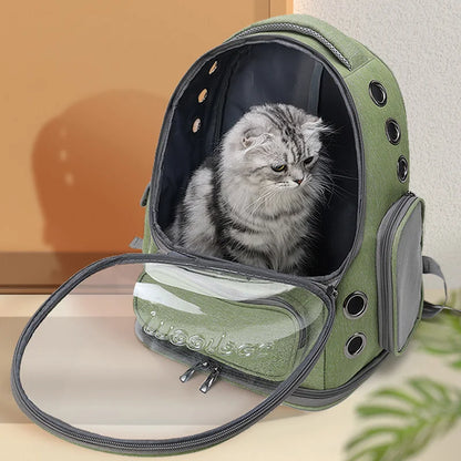 Transparent Cat Travel Backpack Carrier