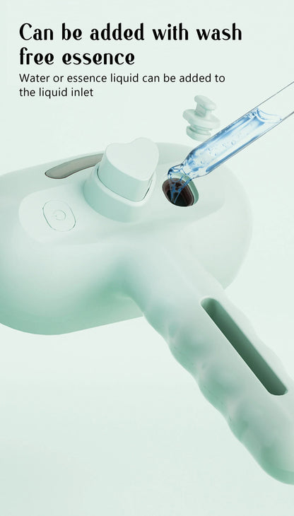 USB Dog Steam Massage Comb – Soft Teeth