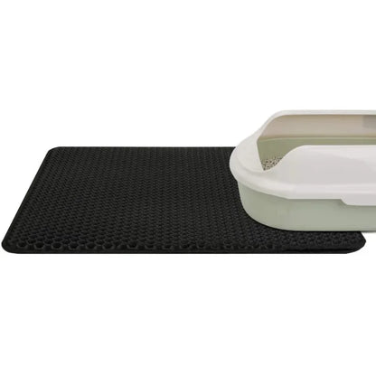 Double-Layer Cat Litter Mat – Waterproof