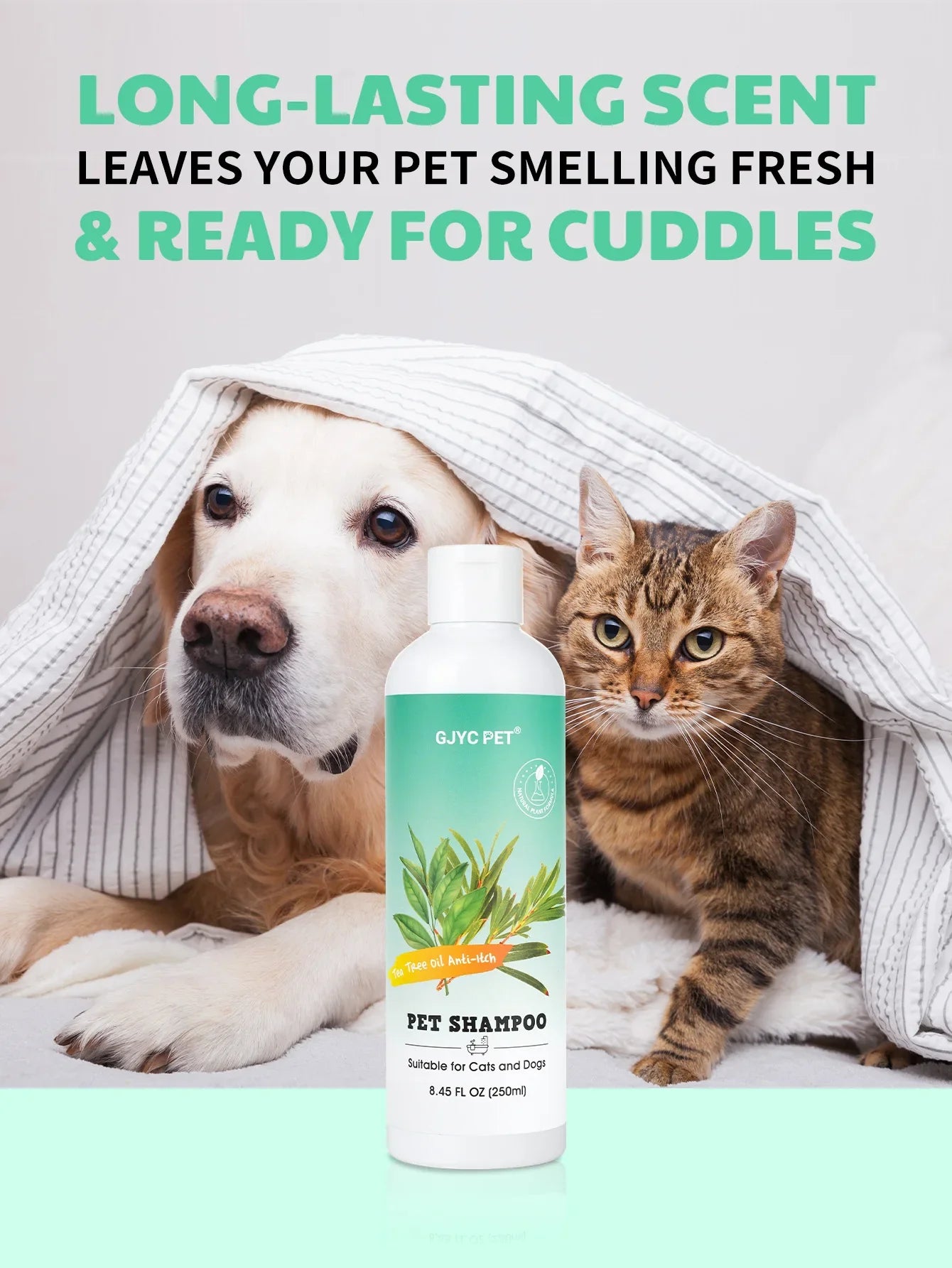 Tea Tree Oil Pet Shampoo – Anti-Itch & Odor-Relief Bath Wash