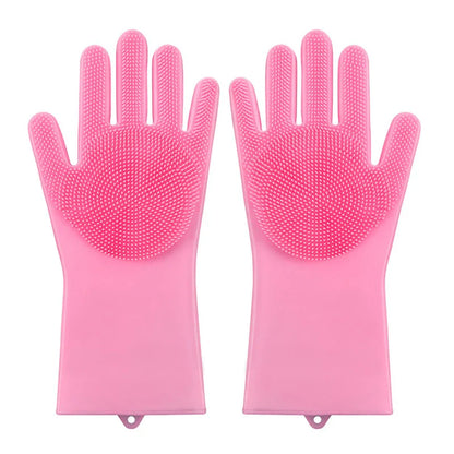 Pet Grooming Silicone Gloves – Hair Removal