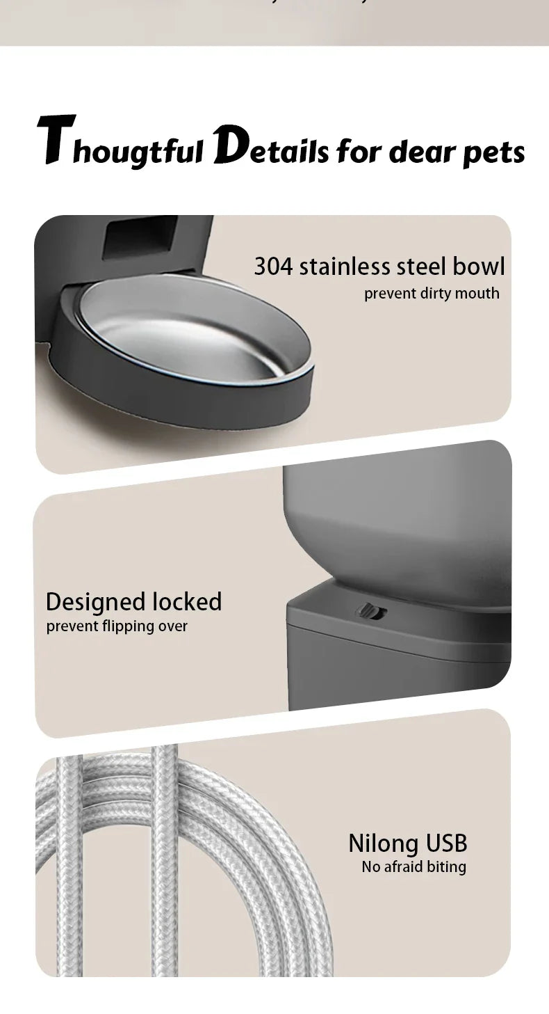 Automatic Cat Feeder 8L – 1080p Camera WiFi