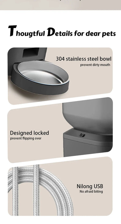 Automatic Cat Feeder 8L – 1080p Camera WiFi