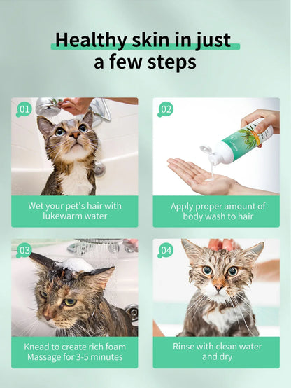 Tea Tree Oil Pet Shampoo – Anti-Itch & Odor-Relief Bath Wash