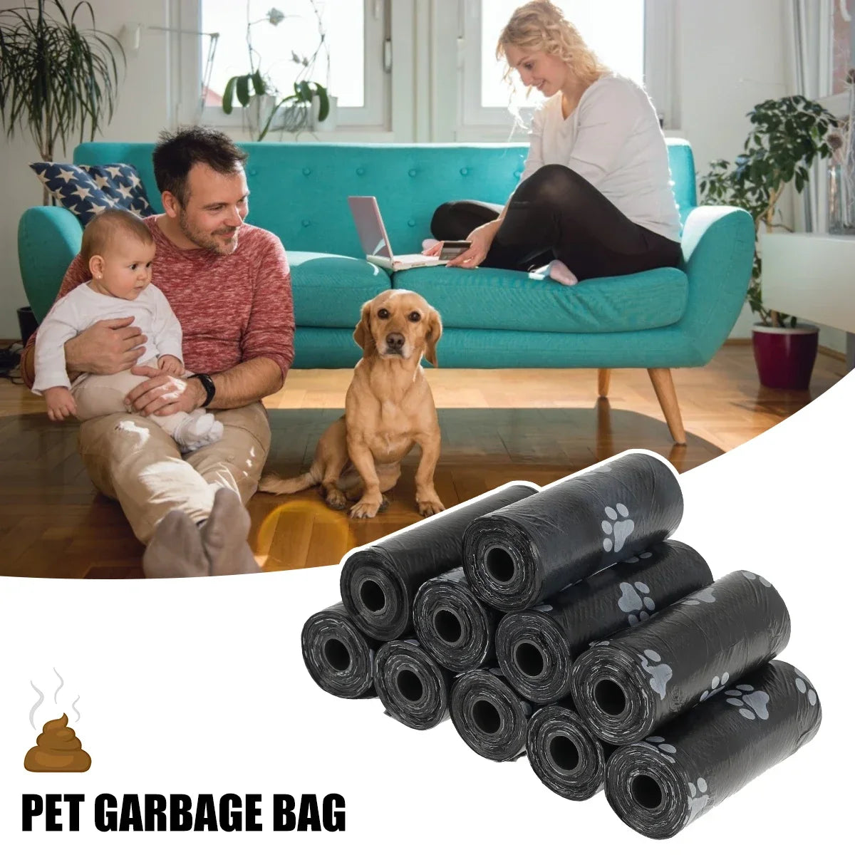 Dog Poop Bags 10/30/50 Roll – Bone Design