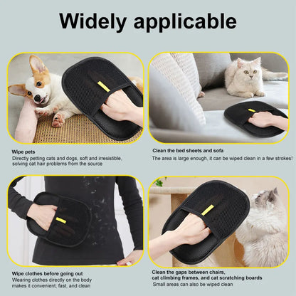 Pet Deshedding Gloves – Hair Remover