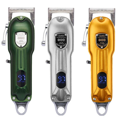 Professional Dog Hair Clipper – All-Metal Rechargeable Low-Noise Trimmer