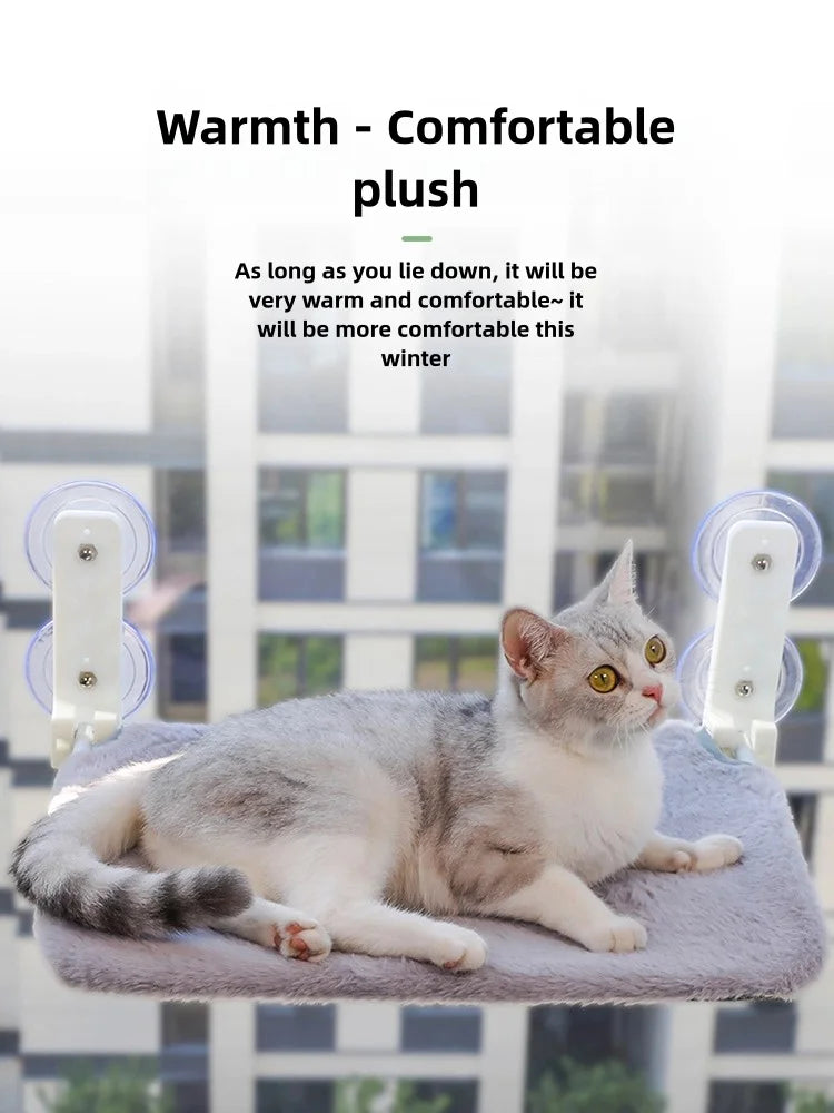 Foldable Cat Hammock – Window Mesh Platform