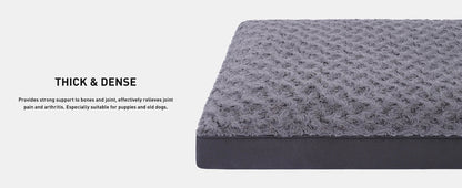 Jumbo Waterproof Dog Bed – Extra Large Washable Pet Bed with Removable Cover (47×29)