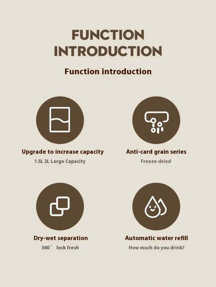 Timed Automatic Pet Feeder – Smart Food Dispenser & Slow-Feed Bowl