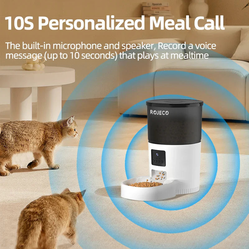 Automatic Cat Feeder w/ Camera & Voice