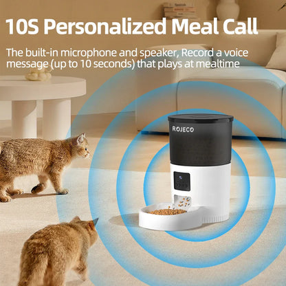 Automatic Cat Feeder w/ Camera & Voice