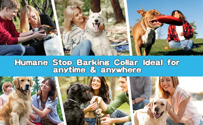 Anti-Bark Dog Training Collar – Rechargeable Ultrasonic Device