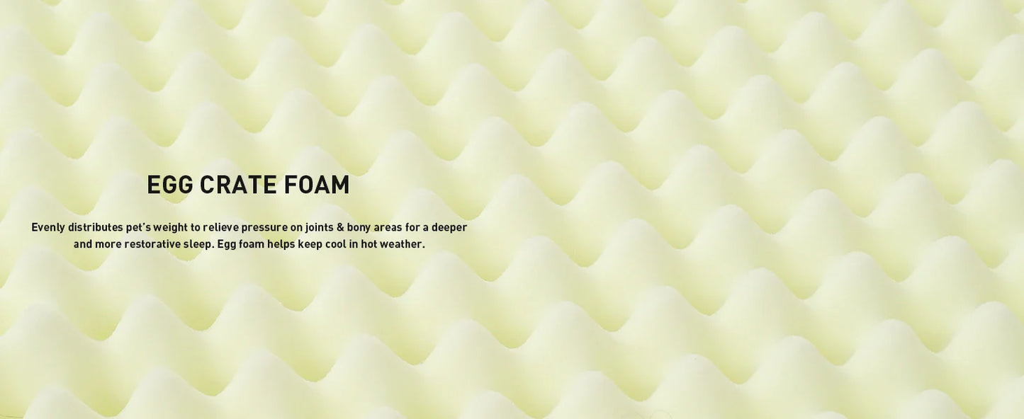 Jumbo Waterproof Dog Bed – Extra Large Washable Pet Bed with Removable Cover (47×29)