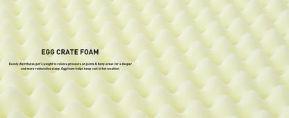 Jumbo Waterproof Dog Bed – Extra Large Washable Pet Bed with Removable Cover (47×29)