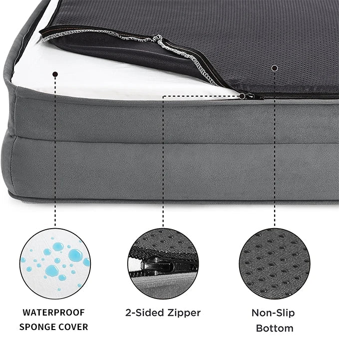 Extra Large Orthopedic Dog Sofa Bed – Foam Suppor