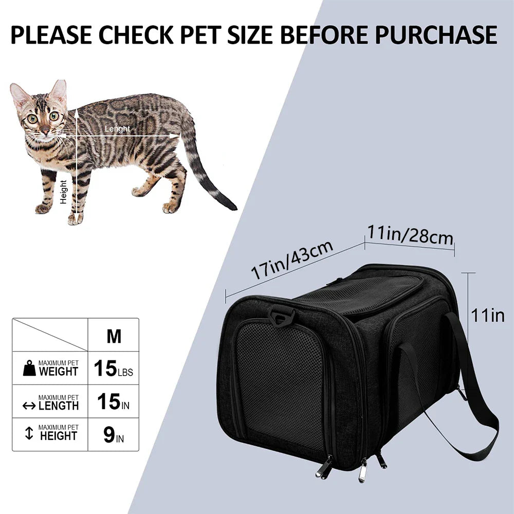 Soft Side Dog & Cat Carrier – Airline Approved
