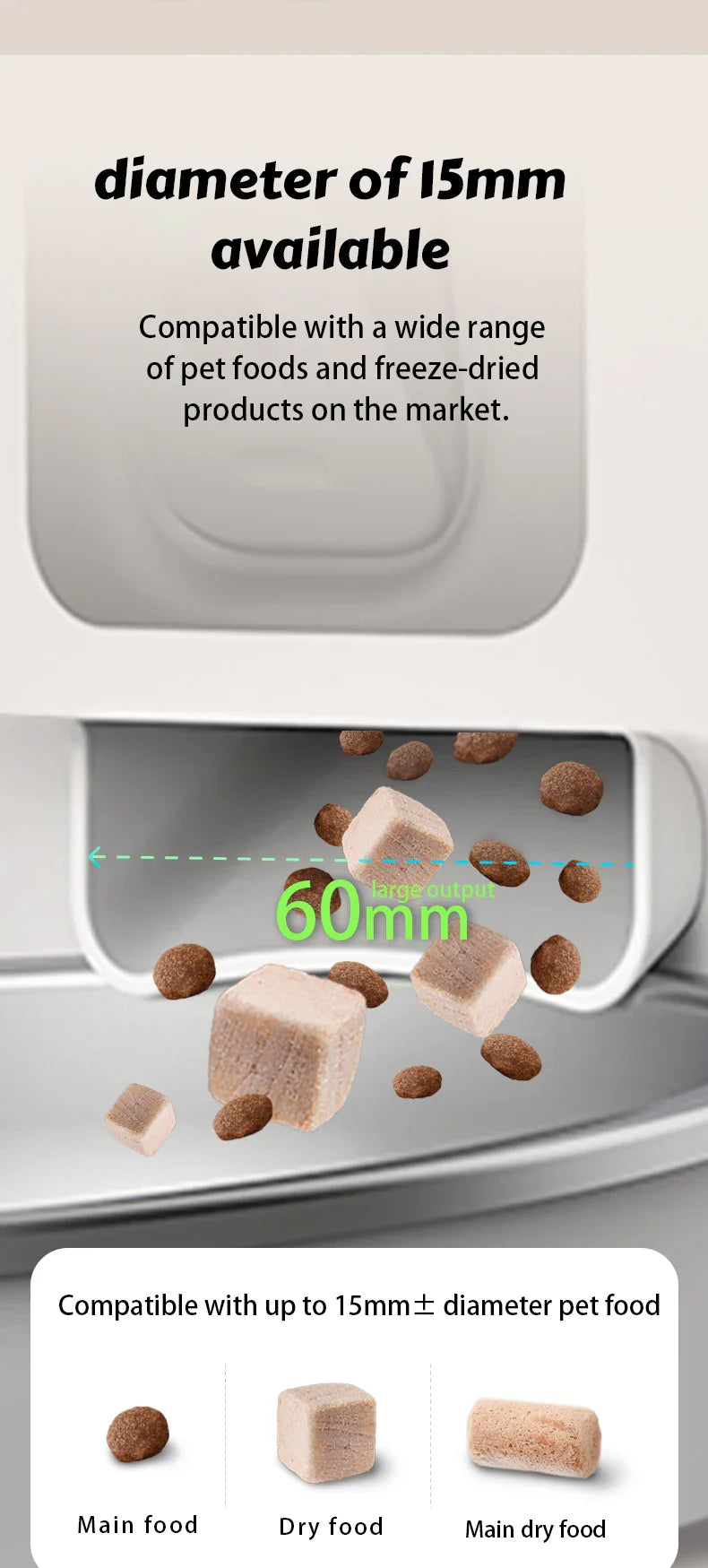 Automatic Cat Feeder 8L – 1080p Camera WiFi