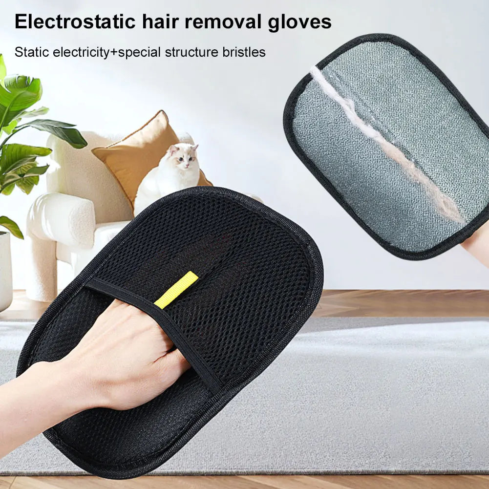 Pet Deshedding Gloves – Hair Remover