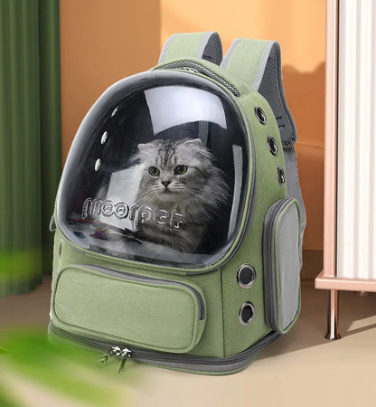 Transparent Cat Travel Backpack Carrier