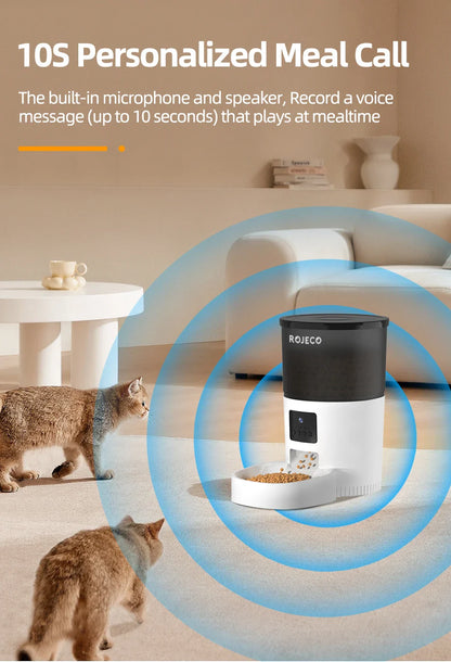 Automatic Cat Feeder w/ Camera & Voice