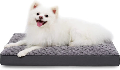 Jumbo Waterproof Dog Bed – Extra Large Washable Pet Bed with Removable Cover (47×29)