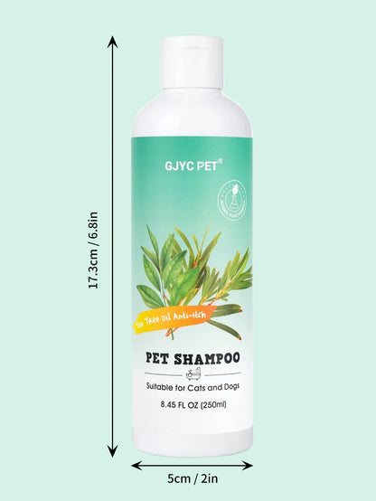 Tea Tree Oil Pet Shampoo – Anti-Itch & Odor-Relief Bath Wash