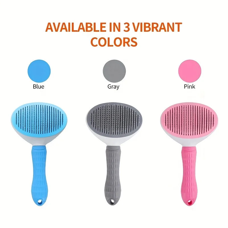 One-Click Pet Hair Removal Comb