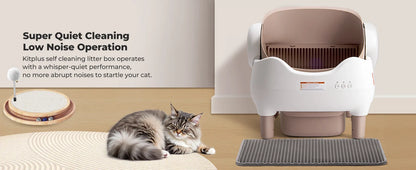 Self-Cleaning Automatic Cat Litter Box – APP Control & Odor-Free Bin
