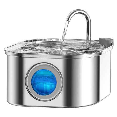 3.2L Stainless Steel Pet Water Feeder