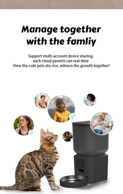 Automatic Cat Feeder 8L – 1080p Camera WiFi