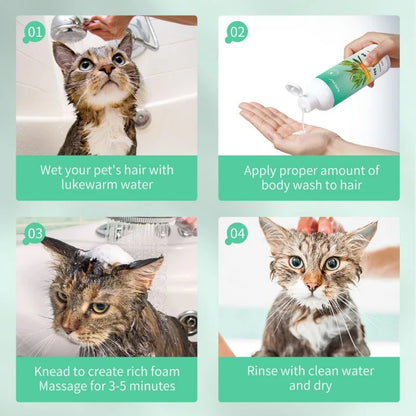 Tea Tree Oil Pet Shampoo – Anti-Itch & Odor-Relief Bath Wash