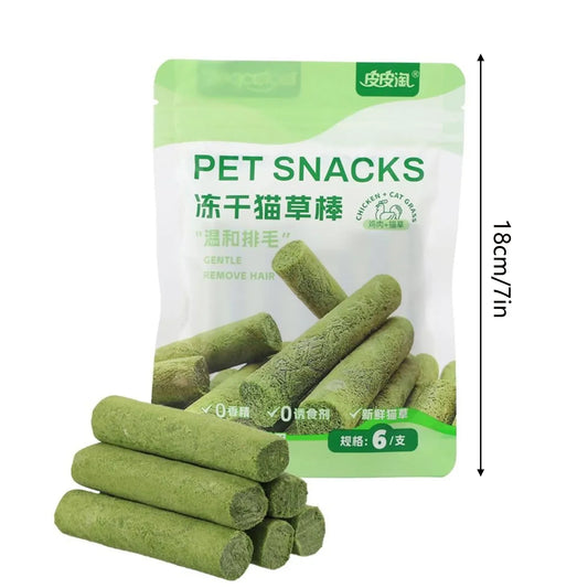 Organic Dried Cat Grass Sticks