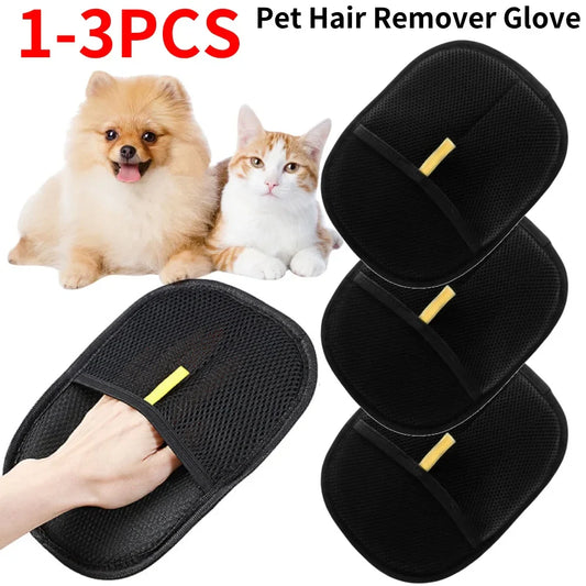 Pet Deshedding Gloves – Hair Remover