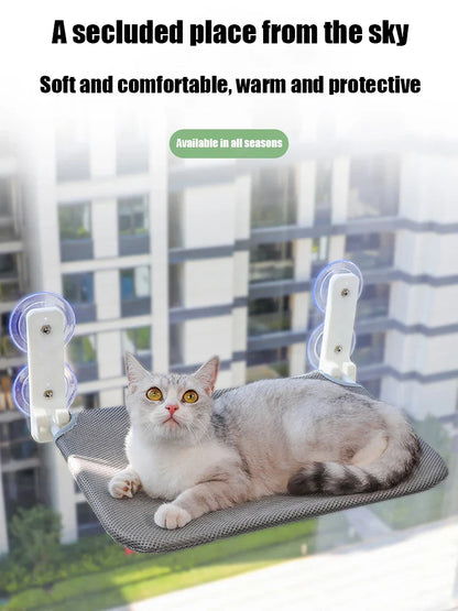 Foldable Cat Hammock – Window Mesh Platform