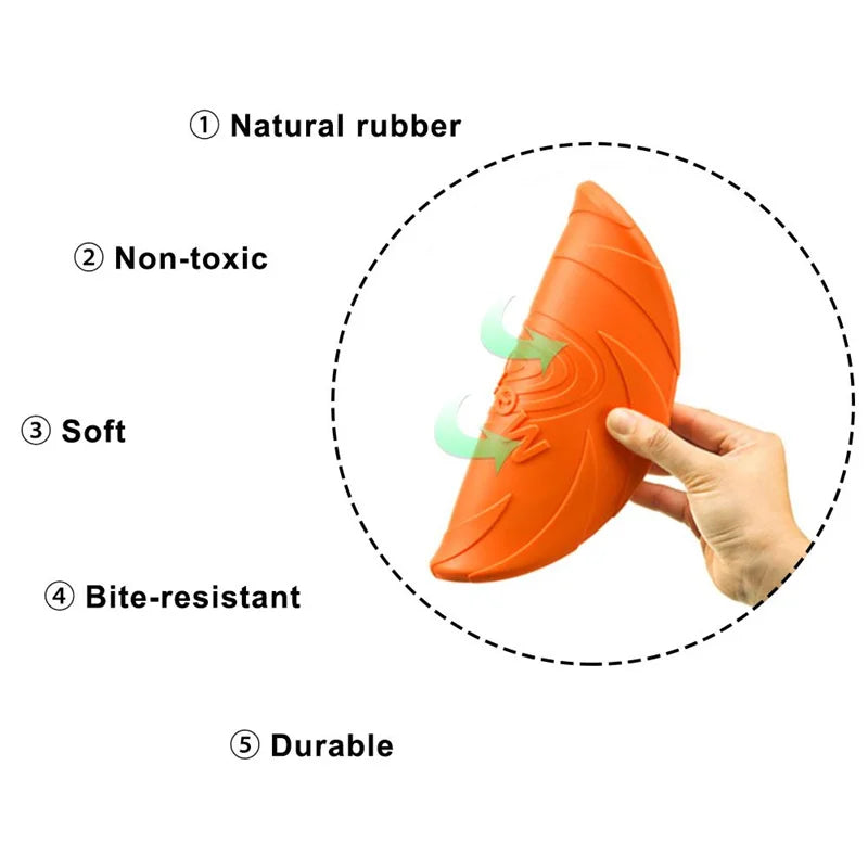 Bite-Resistant Dog Flying Disc